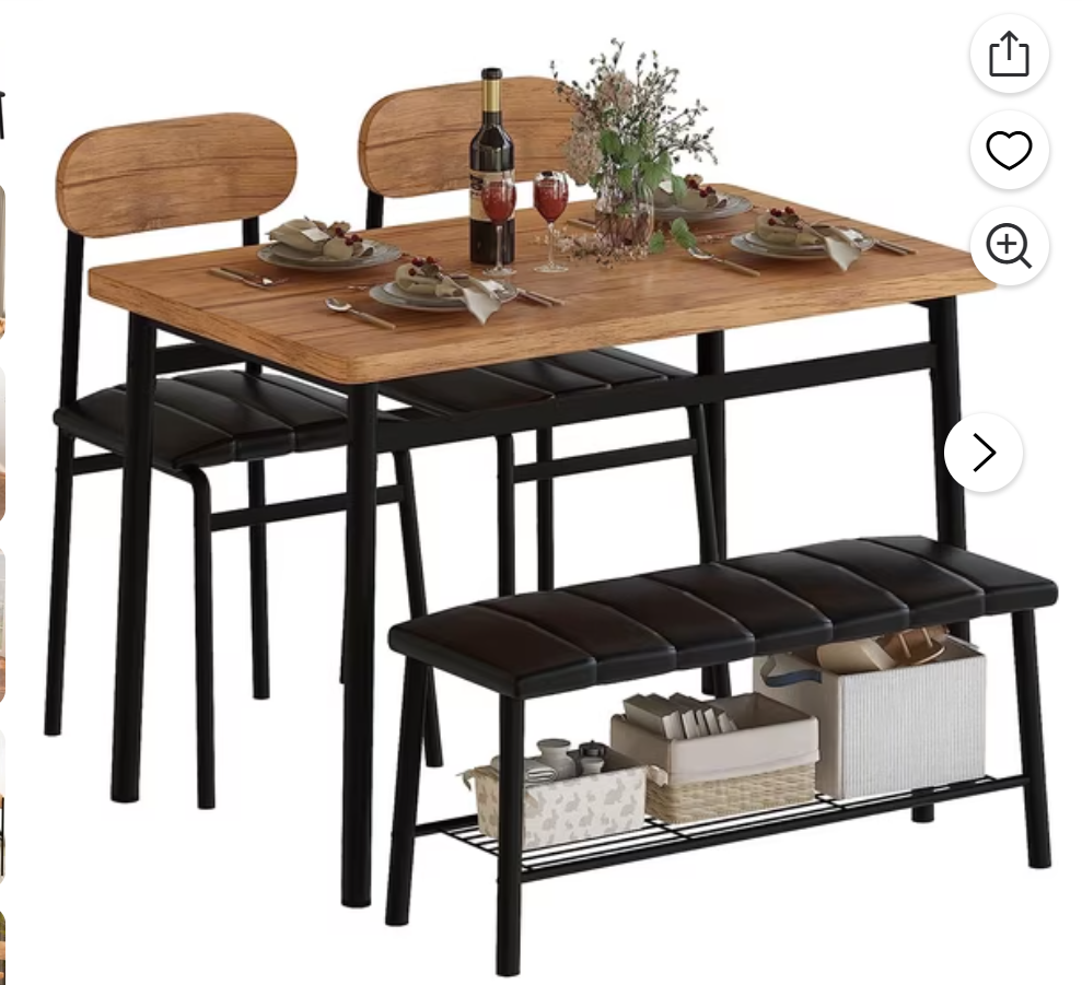 Four-person dining set
