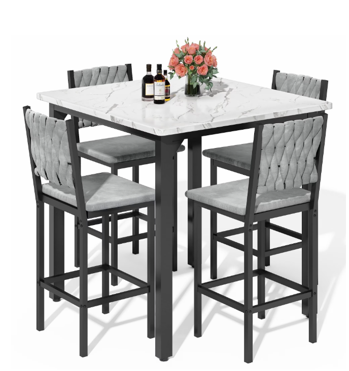MIERES 4 Person Dining Table Set
