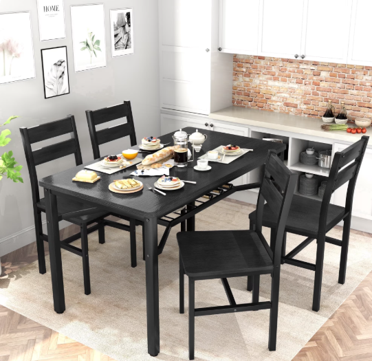 MIERES 4-person dining table set