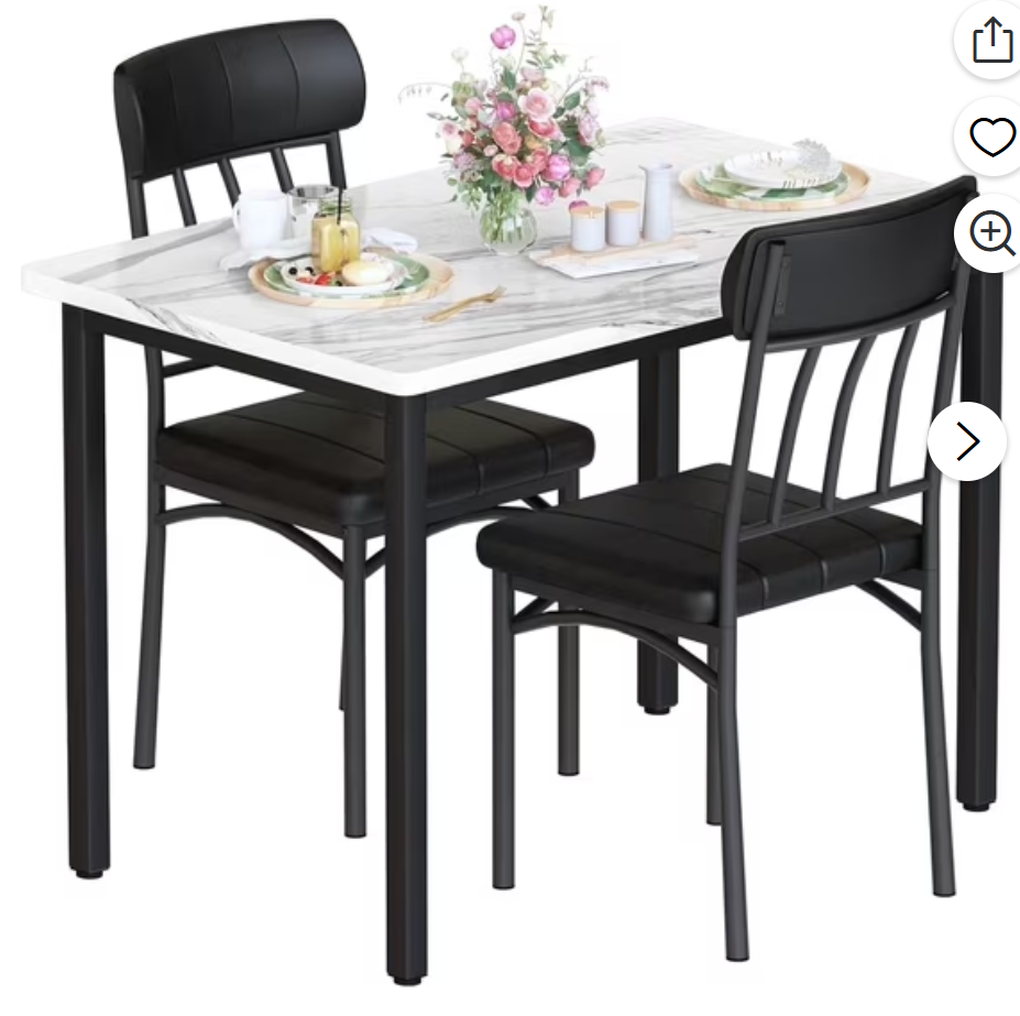 MIERES 2-Person Dining Set