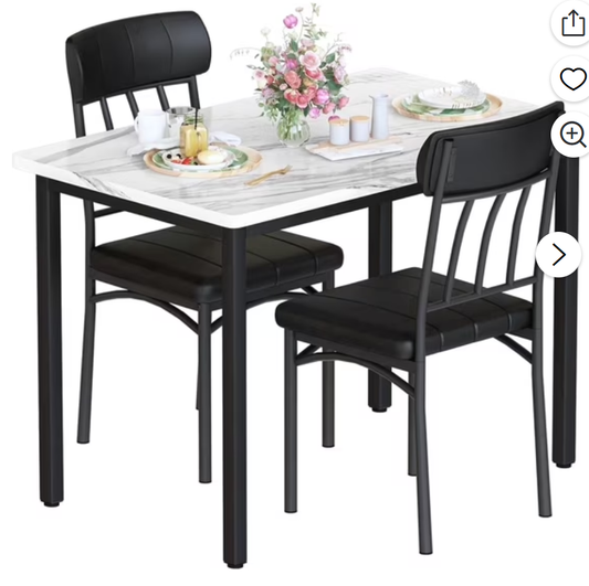 MIERES 2-Person Dining Set