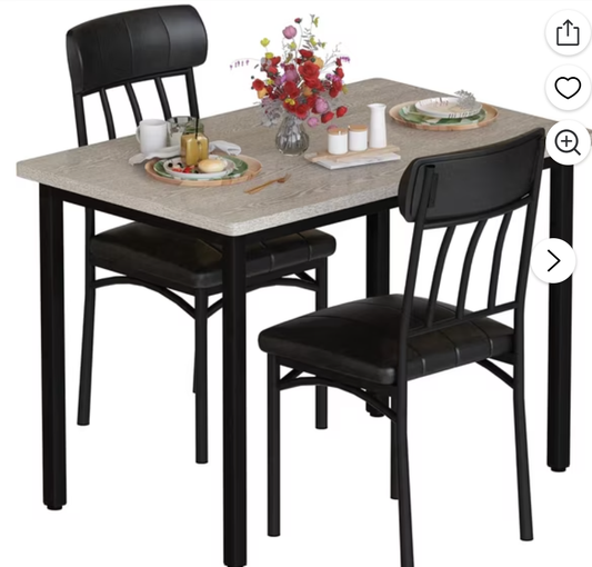 MIERES 2-Person Dining Set