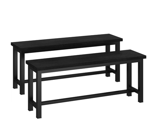 2-Piece Dining Table Chair Bench Set