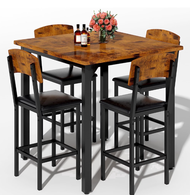 MIERES 4 Person Dining Table Set