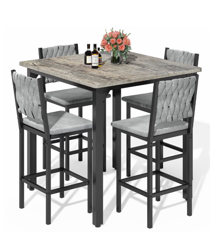 MIERES 4 Person Dining Table Set