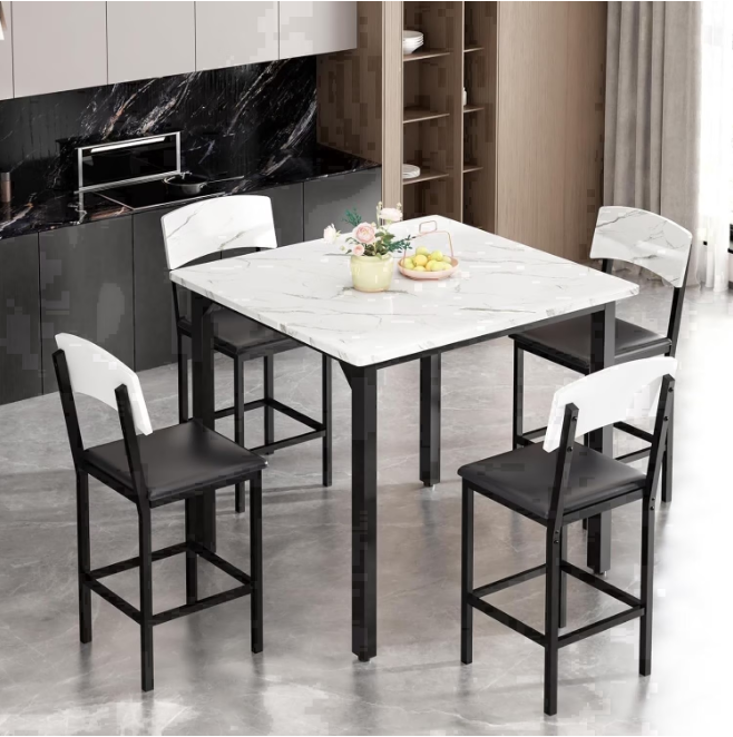 MIERES 4 Person Dining Table Set